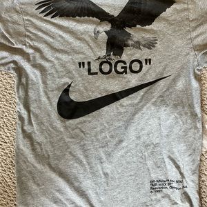 Off white Nike colab. Brand new. Fits very well for size small. 4 College money